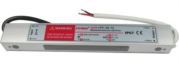 Zdroj - LED driver 12V DC/30W - Jyins LPV-30-12