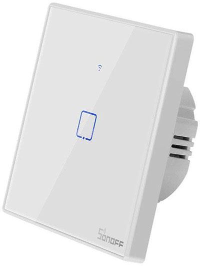 Dálkově ovládaný vypínač Sonoff T2EU1C-TX wifi+RF 433MHz 1kanálový