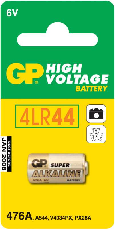 Baterie 4LR44 6V alkalická GP 476A