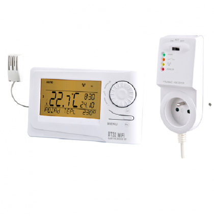 BT32-WIFI (6225) Bezdrátový termostat s RF a WIFI, Elektrobock