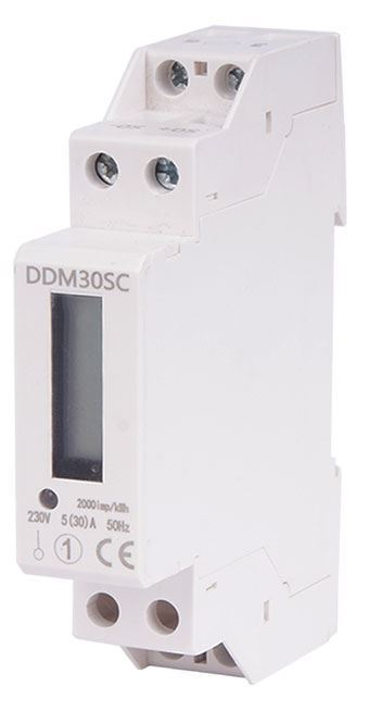Elektroměr DDM30SC 1 fázový na DIN lištu