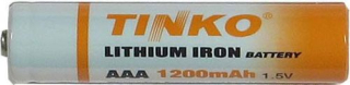 Baterie TINKO AAA(R03) 1,5V lithiová  - Li-FeS2